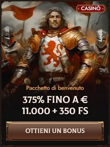 Crusado Casino welcome package 375% up to €11,000 + 350 FS