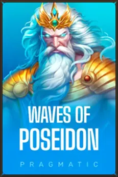 Waves of Poseidon Pragmatic Play slot game with trident and sea theme